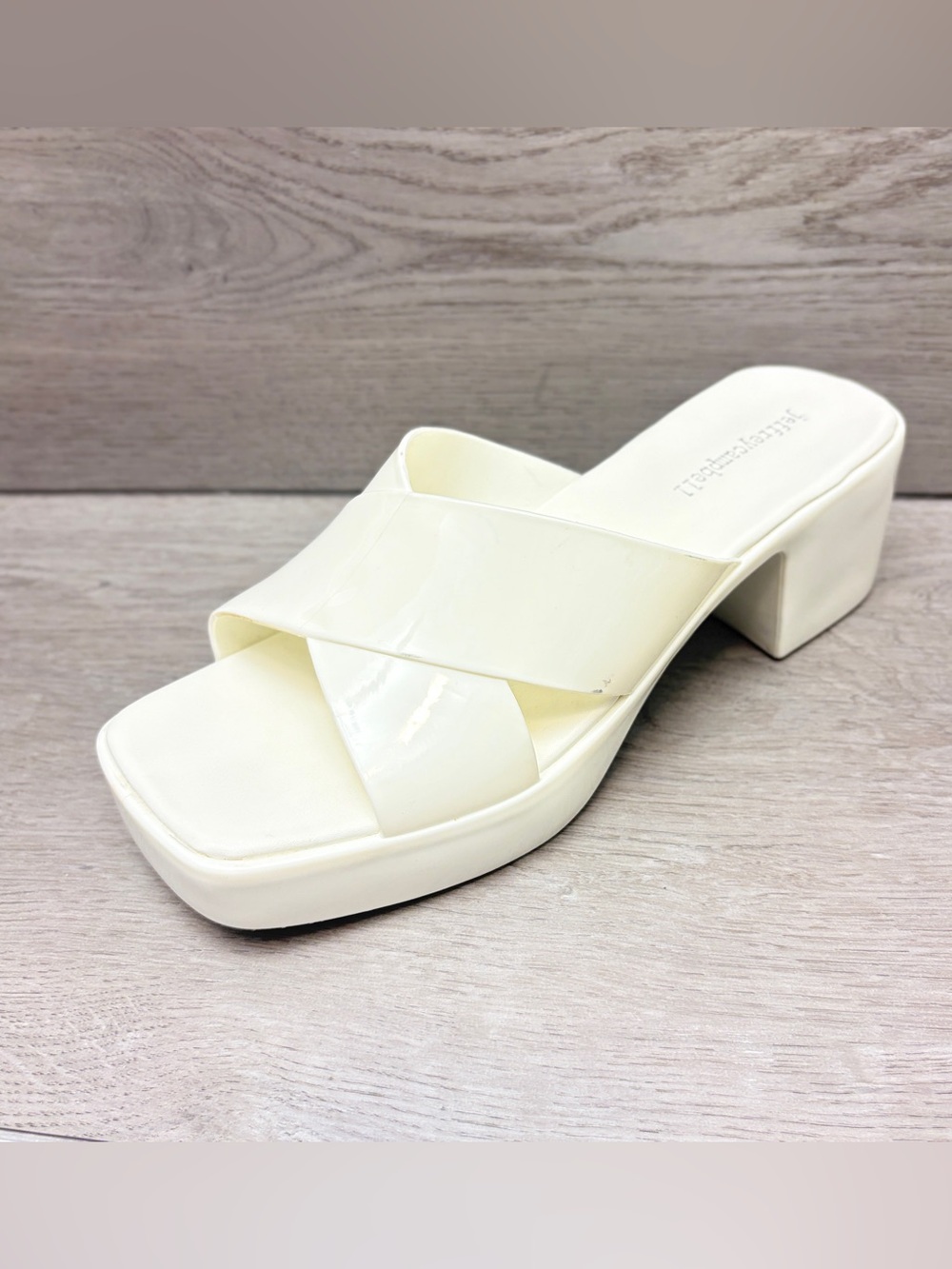 Jeffrey Campbell Bubblegum Jelly Platform Sandal High Heel Slide Size US 9 EU 40